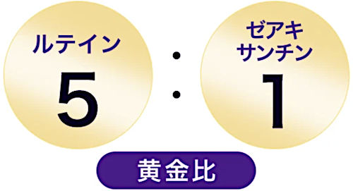 ルテイン10mgとゼアキサンチン2mgは理想のバランス